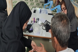 برگزاری ویزیت رایگان در روستای آسیابسر صومعه سرا 