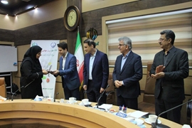 تقدیر از کارشناس نمونه صنایع غذایی صومعه‌سرا 